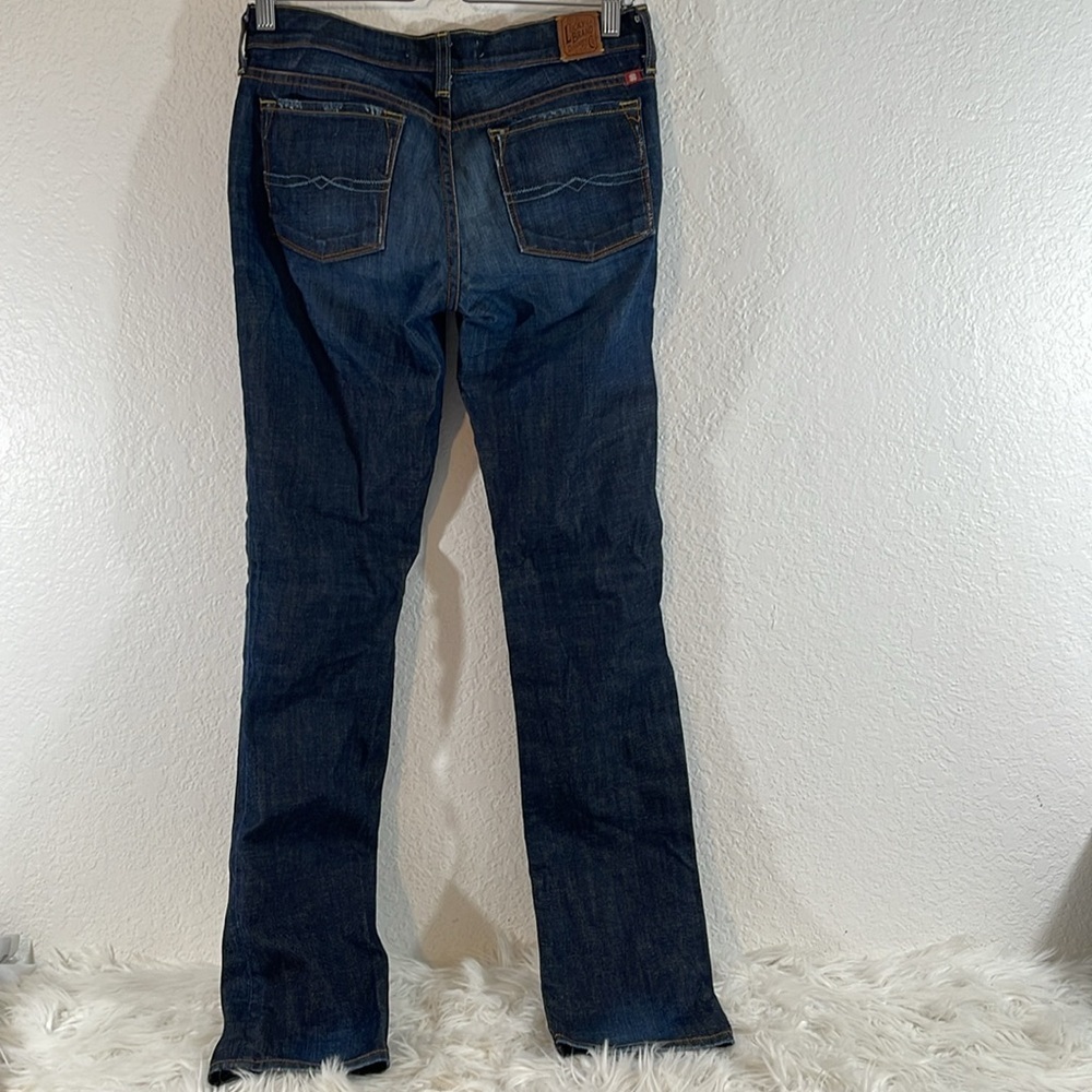 LUCKY Brand Legend Zoe Straight Leg Blue Denim Jeans Size 4 - Picture 5 of 12